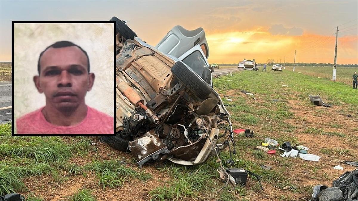 Motorista morre preso às ferragens durante grave acidente