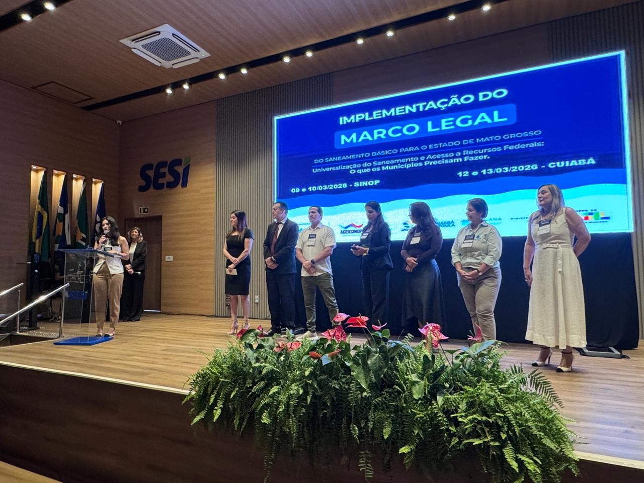 Sinop sedia hoje encontro técnico nacional sobre metas do novo marco do saneamento básico