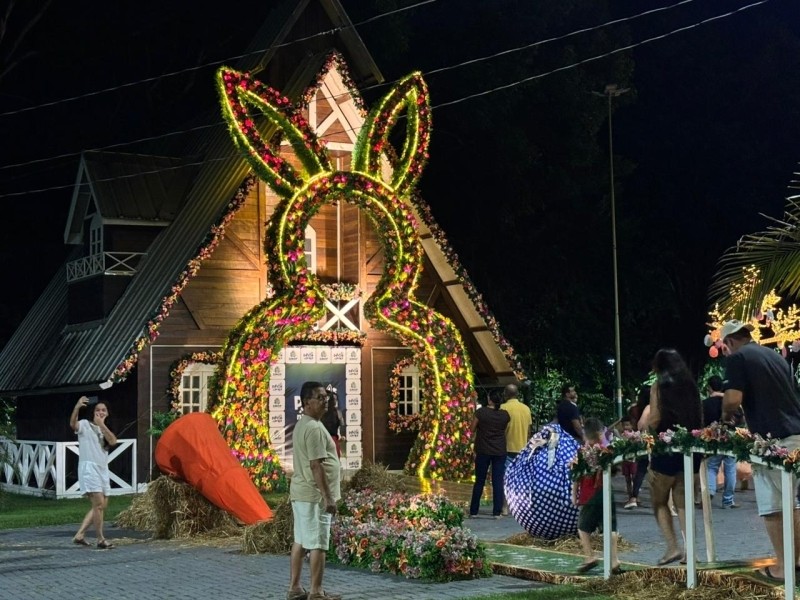 Páscoa na Praça atrai turistas e impulsiona a economia local em Sinop