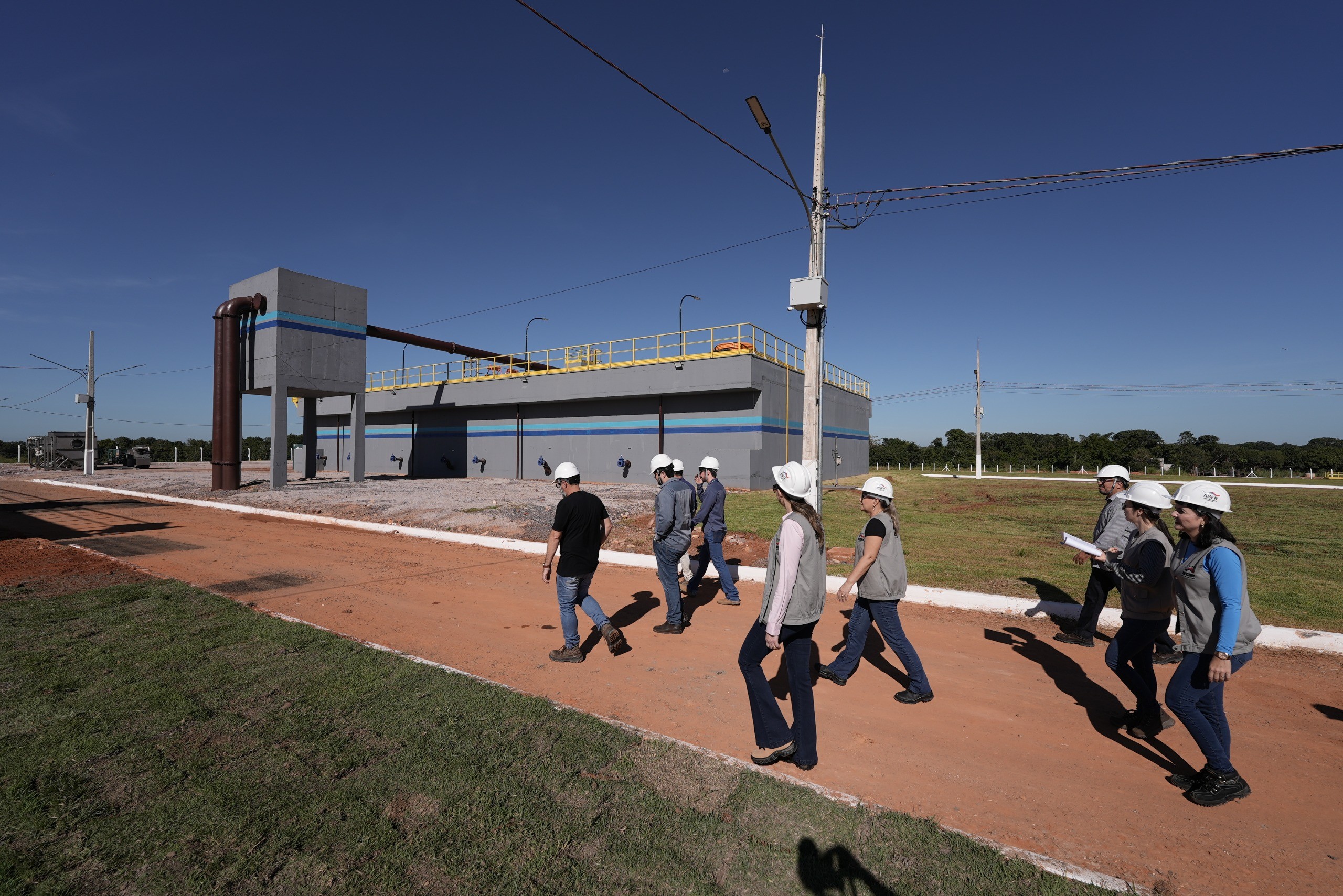 AGERSINOP realiza primeira vistoria técnica na Estação de Tratamento de Esgoto Teles Pires