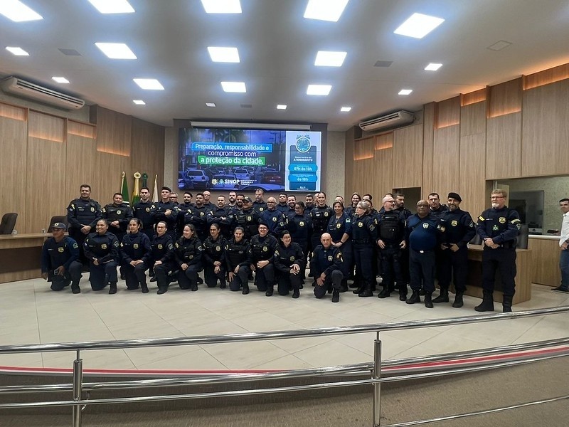 Formação da Guarda Civil Municipal de Sinop avança e conclui etapa teórica nesta semana