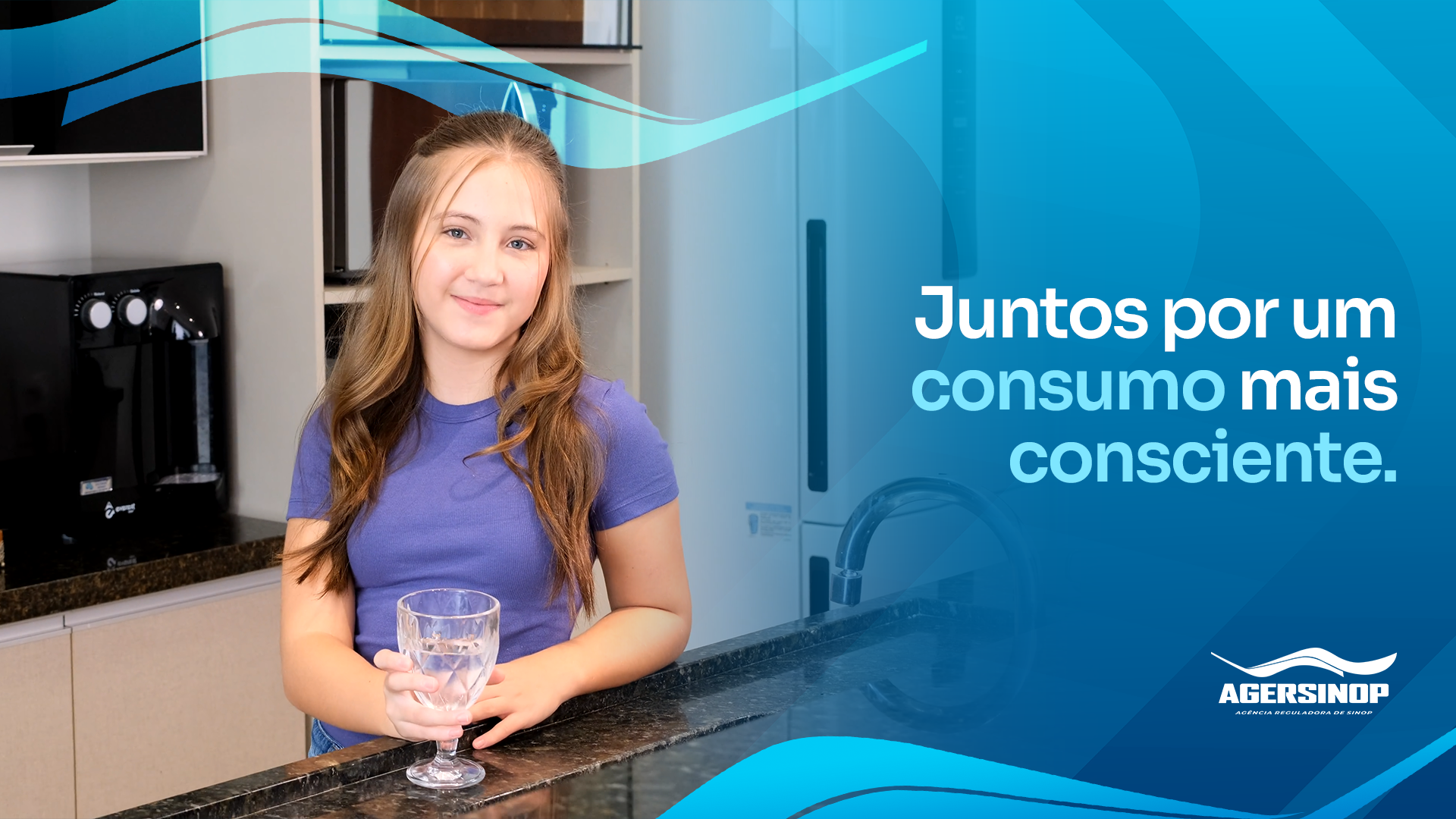 AGERSINOP realiza campanha sobre a importância do uso consciente da água