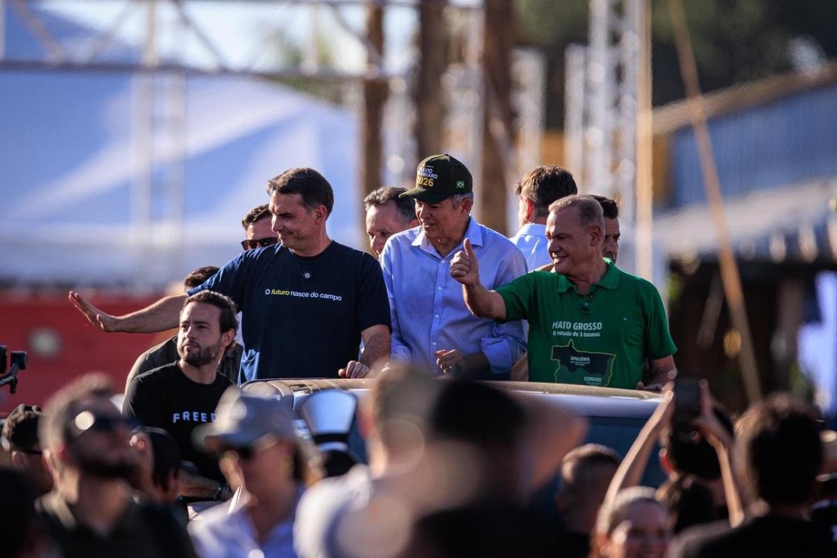 Conversa entre Flávio Bolsonaro e MDB gera burburinho em MT