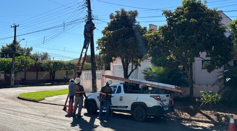 Operação Cidade Limpa chega à 7ª edição e reforça segurança da população; mais de 800 kg de cabos removidos em Sinop