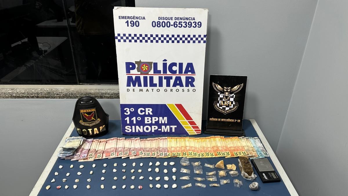 Jovem de 24 anos é preso com 71 pedras de paste base