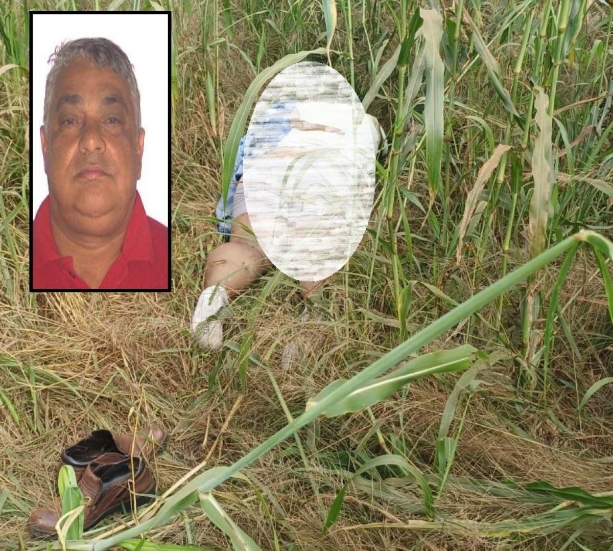 Corpo é achado sem calça e com ferimentos na cabeça em fazenda