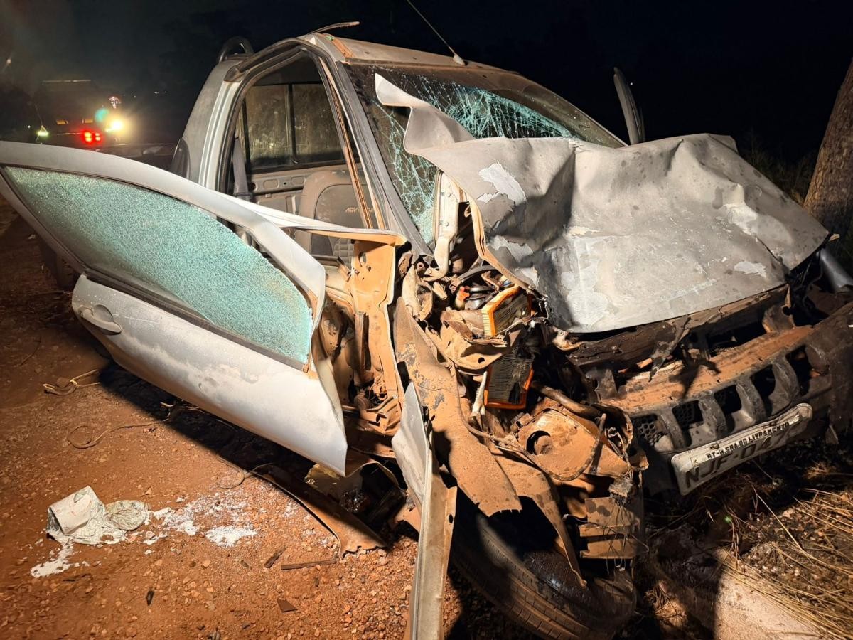 Motorista faz zigue-zague na pista e quase provoca tragédia; ele ficou gravemente ferido