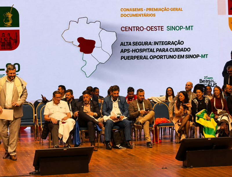 Saúde de Sinop conquista prêmio nacional e leva experiência exitosa do SUS para todo o Brasil
