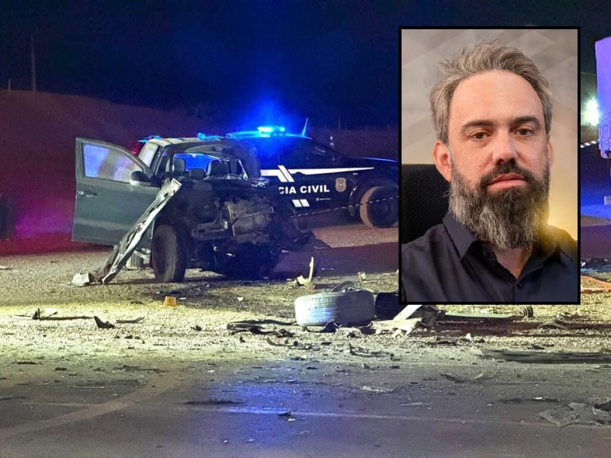 Empresário morre em grave acidente com 3 veículos