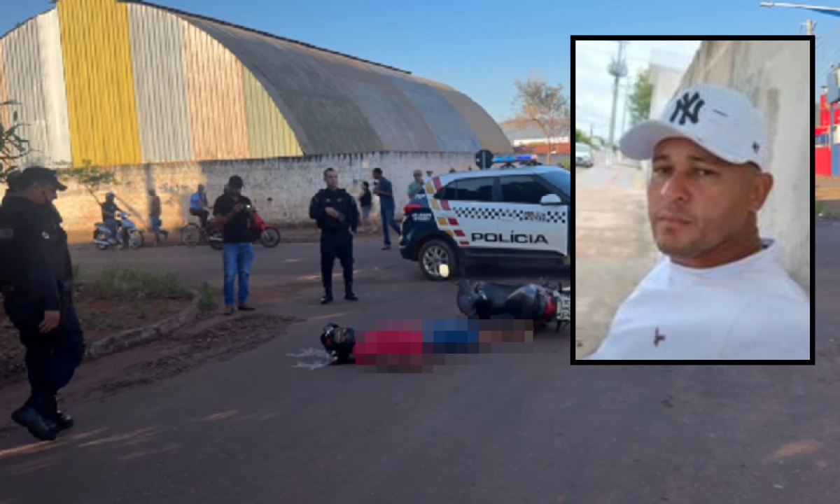 Motociclista é assassinado a tiros enquanto levava o filho para a escola