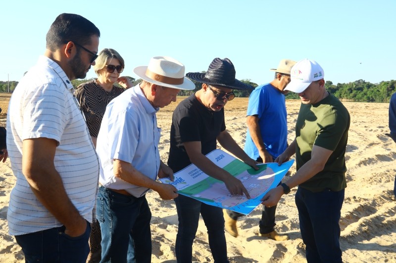 Festeja Sinop: Prefeitura realiza visita técnica à Praia do Cortado para planejamento do evento