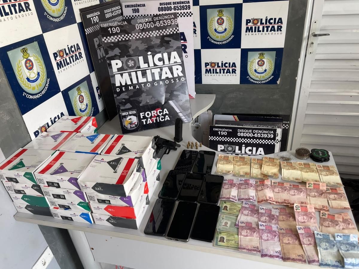 PM prende quatro e recupera carga roubada de Mounjaro