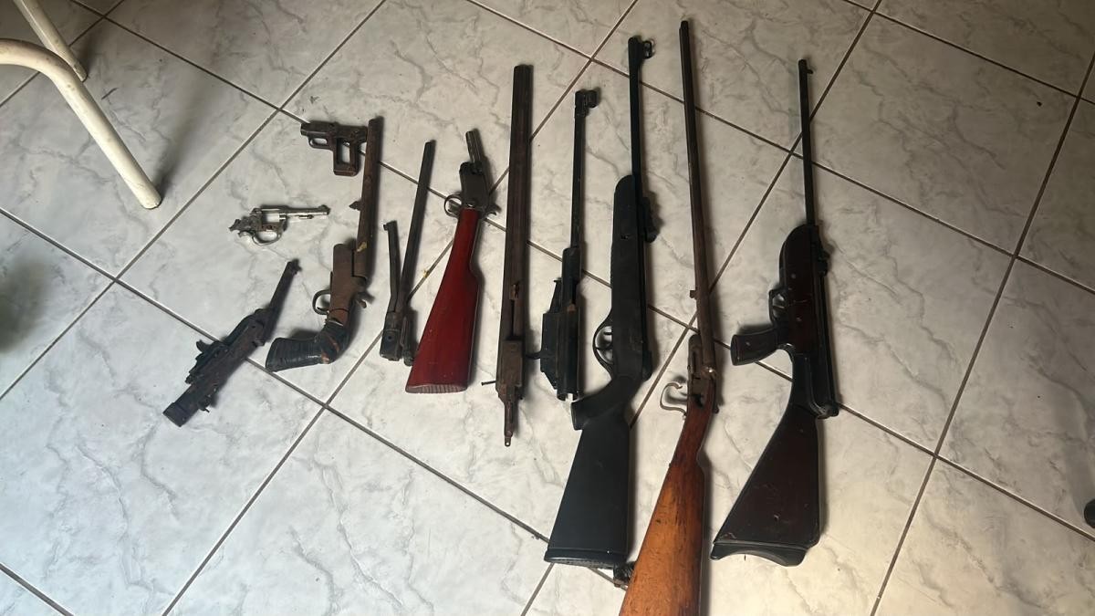 Homem é preso por fabricar e vender armas ilegais em MT